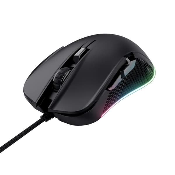 Mus Trust GXT 922 Svart Multicolour Svartvit 7200 dpi Svart