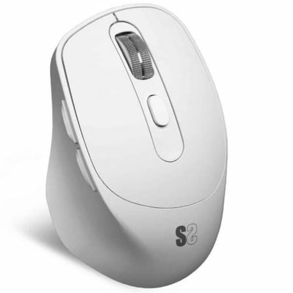 Mus Subblim SUBMO-EDCON02 Vit 2400 dpi Svart