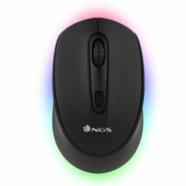 Mus NGS SMOG-RB Svart 1600 dpi Trådlös