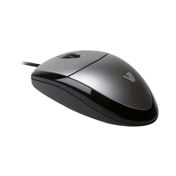 Mus V7 MV3000010-5EC 1000 dpi Svart, Silver