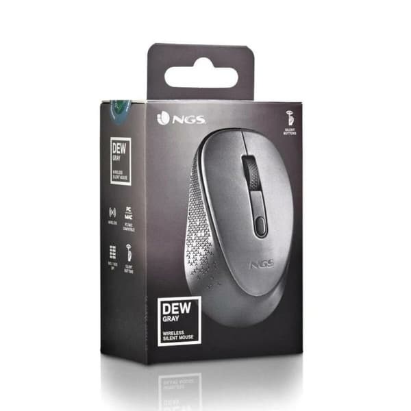 Mus NGS DEWGRAY Grå 1600 dpi (1 enheder)