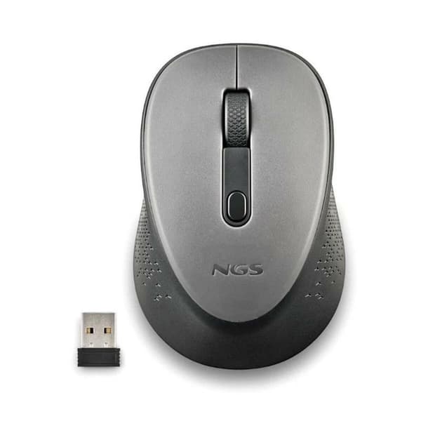 Mus NGS DEWGRAY Grå 1600 dpi (1 enheder)