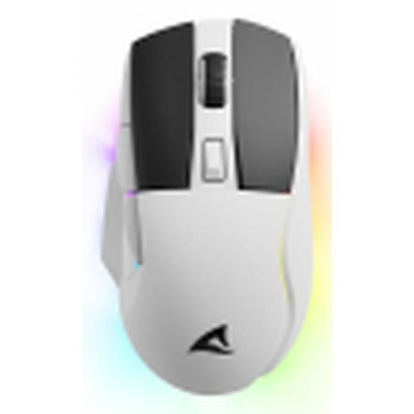 Mus Sharkoon SGM50W Hvid Sort/Hvid