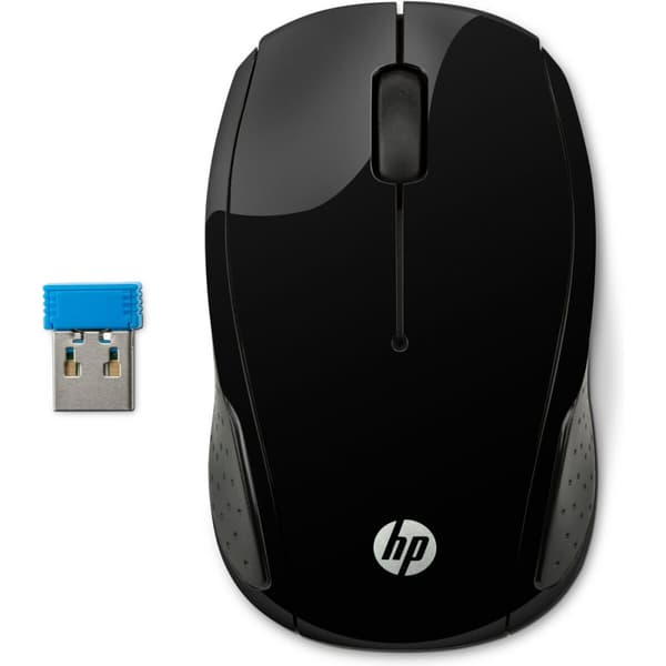 Trådløs mus HP Wireless Mouse 200 Sort Sort