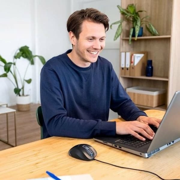 Mus Trust Fyda Svart