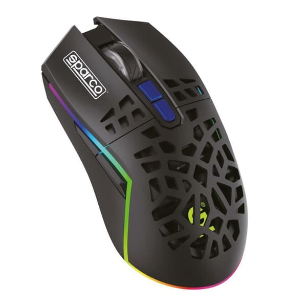Gamingmus Sparco Svart Sort
