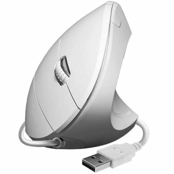 Ergonomisk Optisk Datamus Subblim SUBMO-EDGVU02 Hvit (1 enheter) Hvit