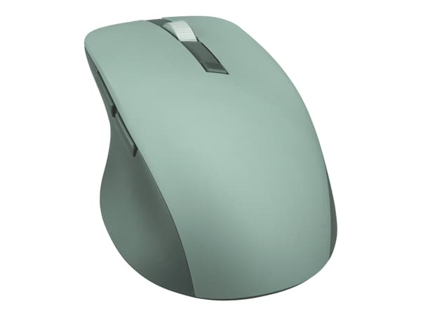 ASUS SmartO MD200 Silent Plus - Mus - optisk - 6 knapper - trådløs - 2.4 GHz, Bluetooth - green tea latte