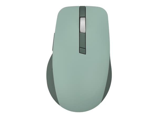 ASUS SmartO MD200 Silent Plus - Mus - optisk - 6 knappar - trådlös - 2.4 GHz, Bluetooth - grönt te latte Grön