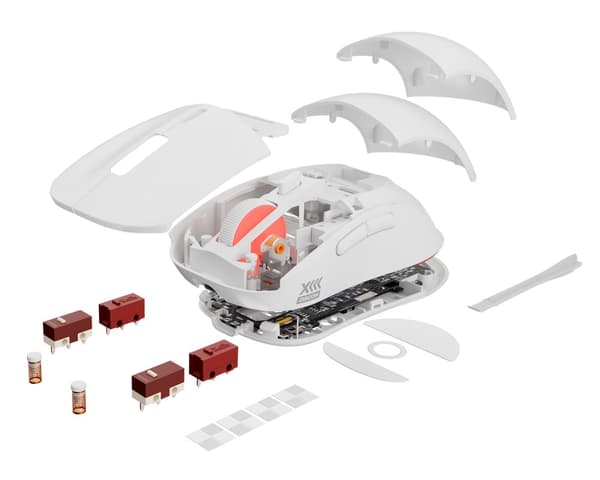 Zircon XIII Trådløs Gaming Mus - Hvid