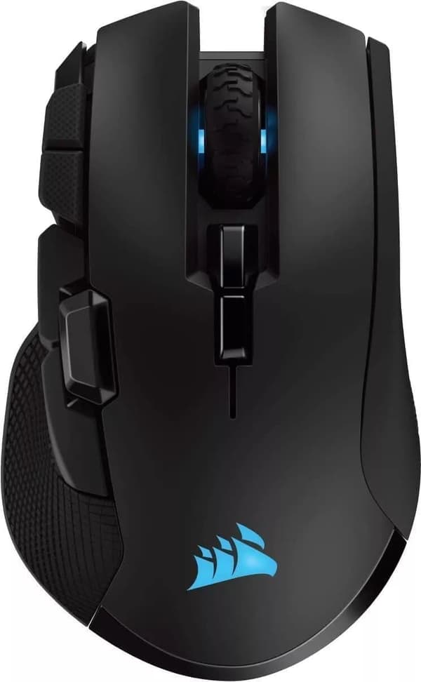 Corsair Ironclaw Trådløs RGB Gaming Mus 18K DPI Flerfarvet baggrundsbelysning