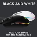 Miniatyrbillede 9 af 11: Logitech G203 Lightsync Gaming Mouse, 6 programmerbare knapper, 8K DPI - Sort