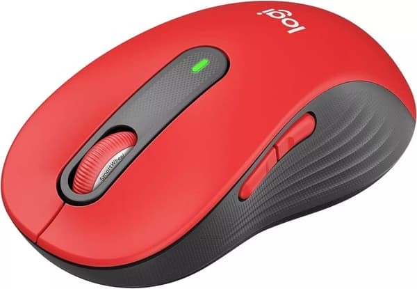 Logitech Signature M650L trådløs mus i fuld størrelse rød
