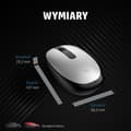 Miniatyrbillede 9 af 9: Trådløs Bluetooth mus HP 240 Hvid