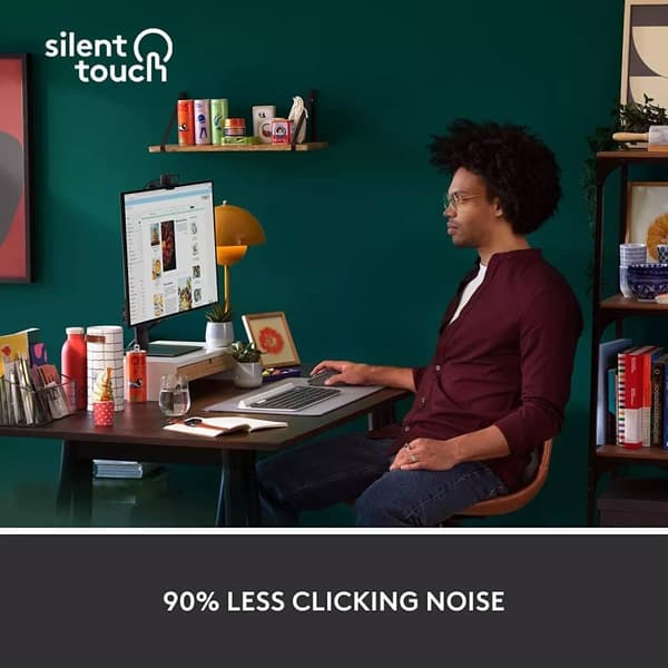 Logitech Signature M650L täysikokoinen langaton hiiri - sininen