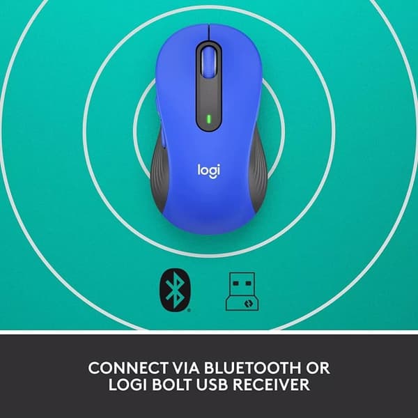 Logitech Signature M650L täysikokoinen langaton hiiri - sininen