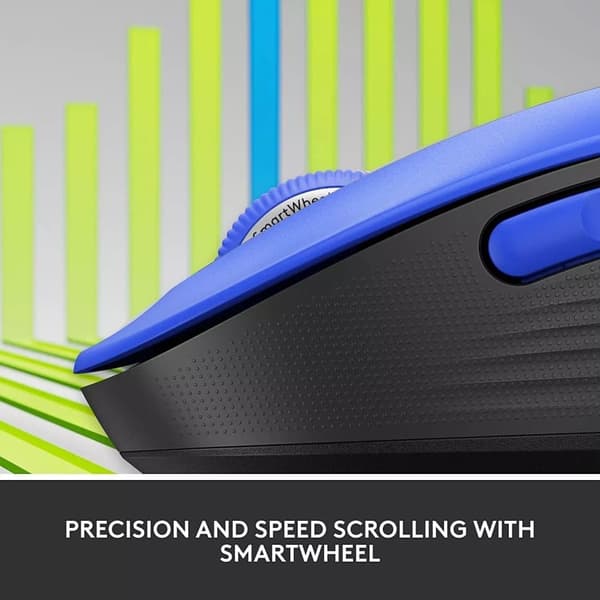 Logitech Signature M650L täysikokoinen langaton hiiri - sininen