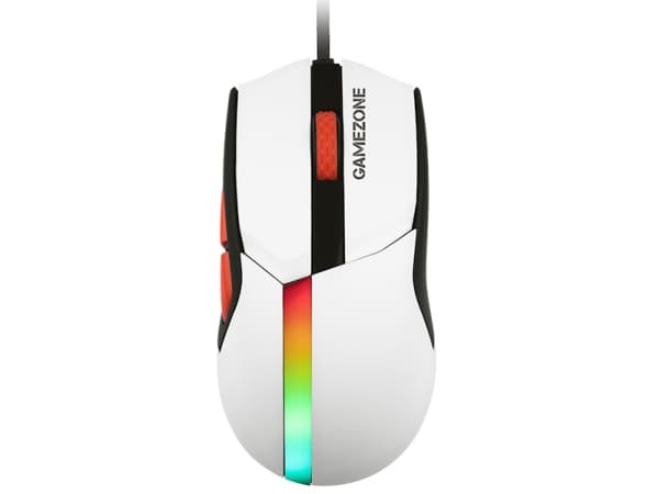 Tracer Gamezone Cool, högerhand, Optisk, USB Type-A, 12000 DPI, Vit