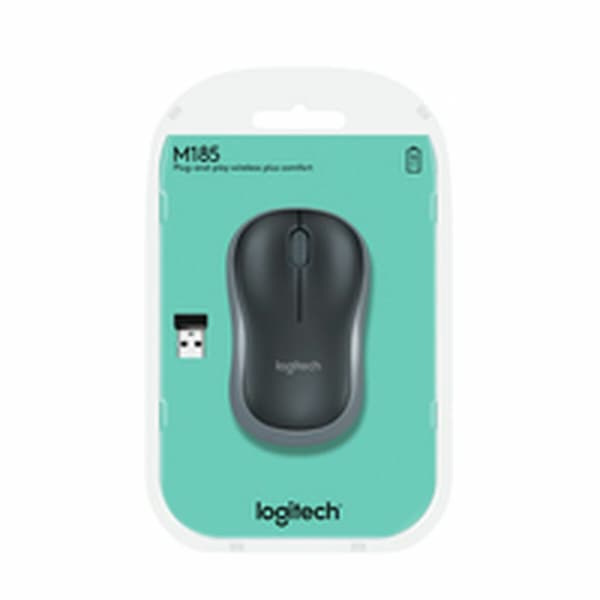 Trådlös Mus Logitech M185 Grå