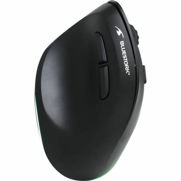 Trådløs Bluetooth-Mus Bluestork M-WL-ERGO-LUMI Svart