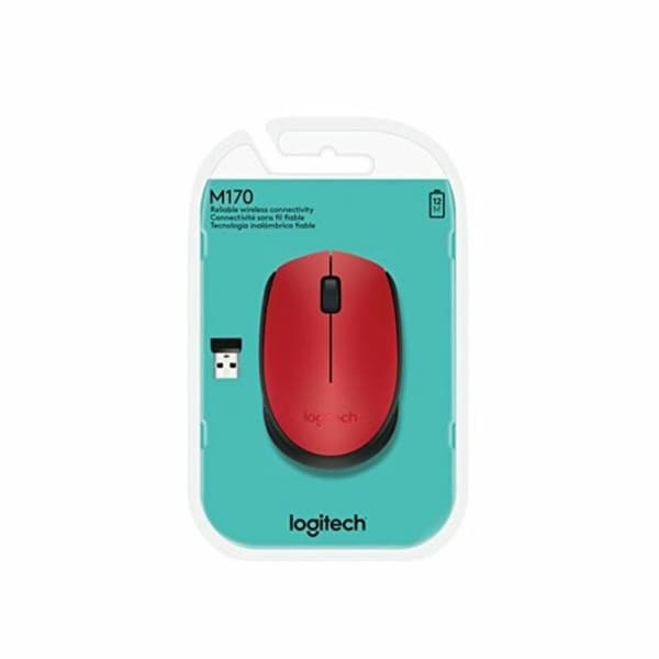 Trådlös Mus Logitech M171 1000 dpi Röd 1000 dpi
