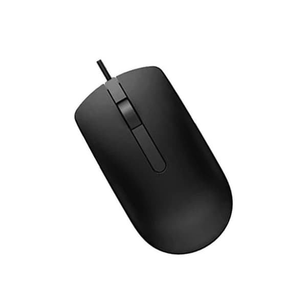 Dell MS116 trådmus - Svart - 1000 dpi - Rullhjul