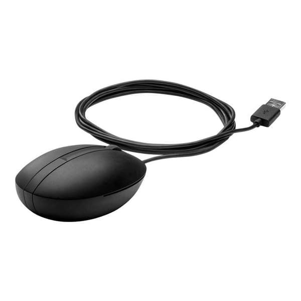 Mus - HP - 320M - Trådad - Ambidextrisk - 1000 DPI - USB Type-A Svart