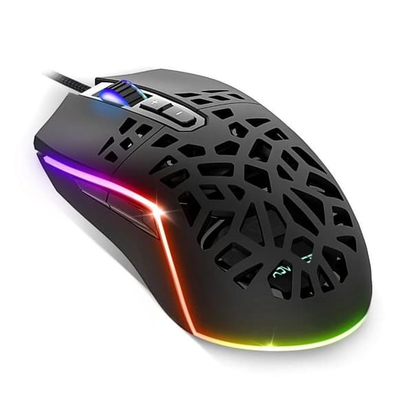 Gamermus - Advance - GTA 270 - 12000 DPI - 7 programmerbara knappar - Anpassningsbar RGB