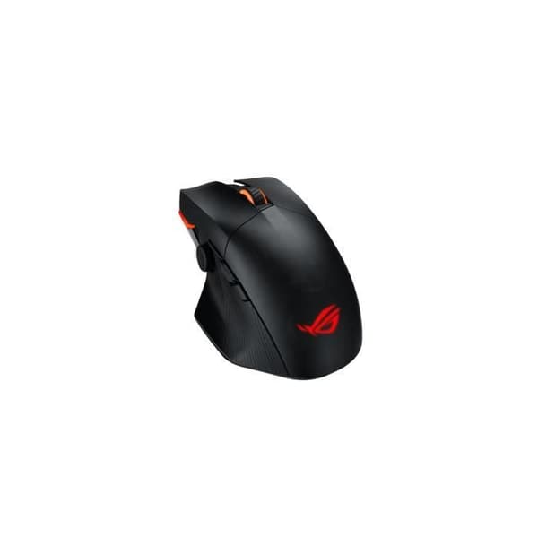 Trådlös mus - ASUS - ROG CHAKRAM X ORIGIN - Tri-mode - 11 programmerbara knappar - Avtagbar joystick Svart, Silver