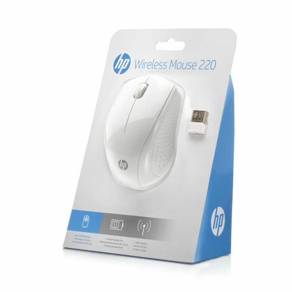 Trådløs Mus HP 220 Hvit 1600 dpi