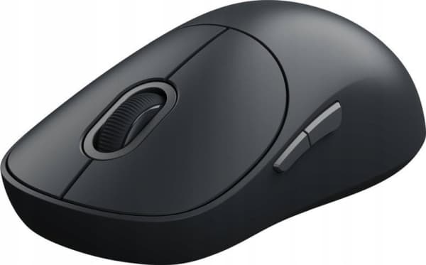 Xiaomi Wireless Mouse Lite 3 - Mus - ergonomisk - optisk - 5 knappar - trådlös - 2.4 GHz, Bluetooth - trådlös USB-mottagare - svart