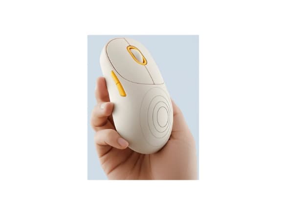 Xiaomi Wireless Mouse, Høyre hendt, RF trådløs + Bluetooth, 1200 DPI, Hvit