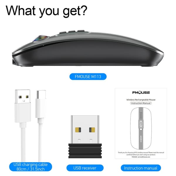 INF Trådlös Bluetooth Silent Mouse