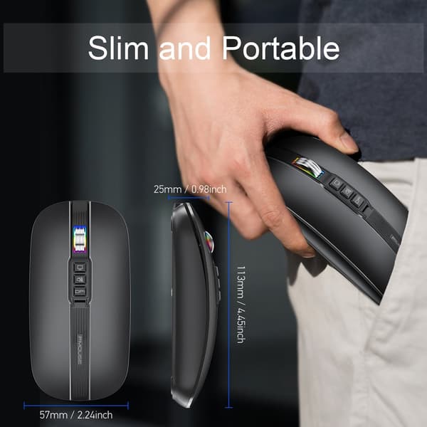 INF Trådløs Bluetooth Silent Mouse
