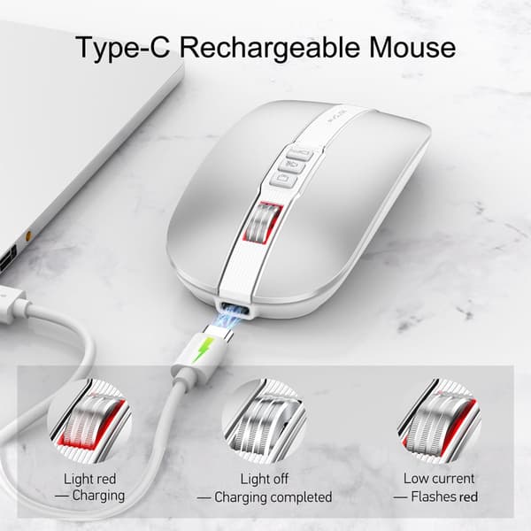 INF Trådlös Bluetooth Silent Mouse 0