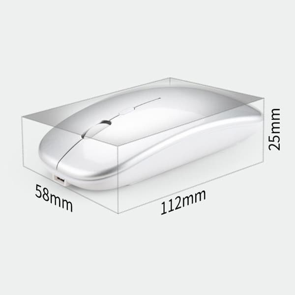 INF Langaton hiiri 2.4G - Hiljainen optinen tietokoneen hiiri