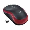 Miniatyrbillede 2 af 3: Trådløs mus Logitech M185 Sort Rød Monochrome 1000 dpi