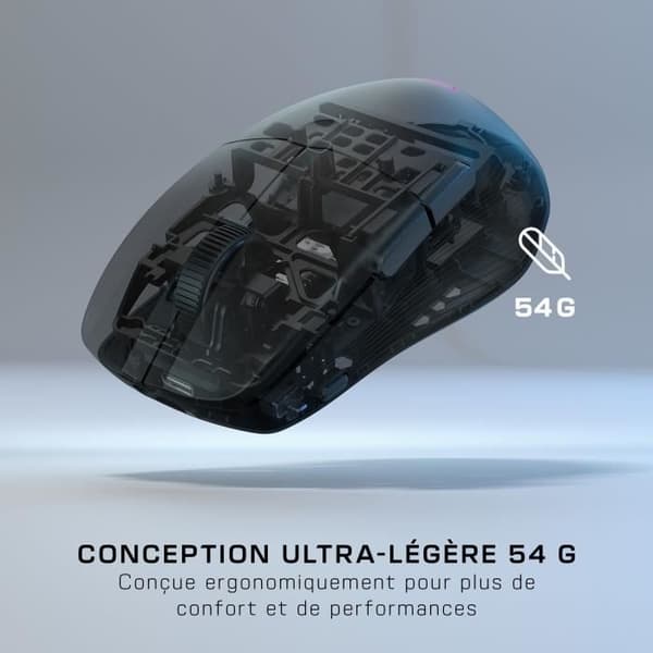 Ultralätt trådlös spelmus - TURTLE BEACH - Pure Air - Svart