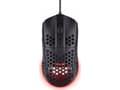 Miniatyrbild 2 av 3: Trust GXT 928 Helox - Mus - ultra-lightweight, gaming - högerhänt - optisk - 6 knappar - kabelansluten - USB - svart