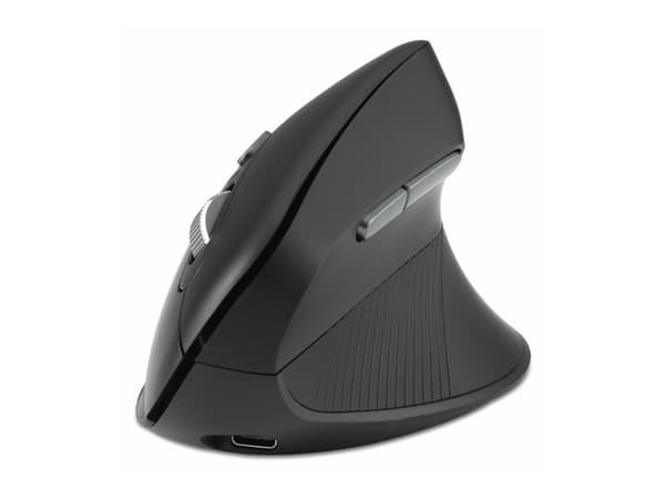 Kensington Pro Fit Ergo MY630 EQ - Mus - ergonomisk - ladbar - 5 knapper - trådløs - 2.4 GHz, Bluetooth - USB trådløs mottaker - detaljhandel boks