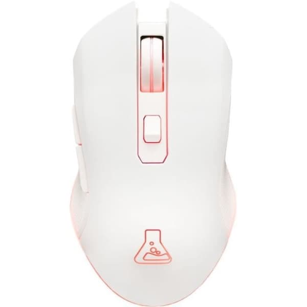 Trådlös spelmus - THE G-LAB - KULT HELIUM - RGB - 6400 DPI - 6 knappar - Vit