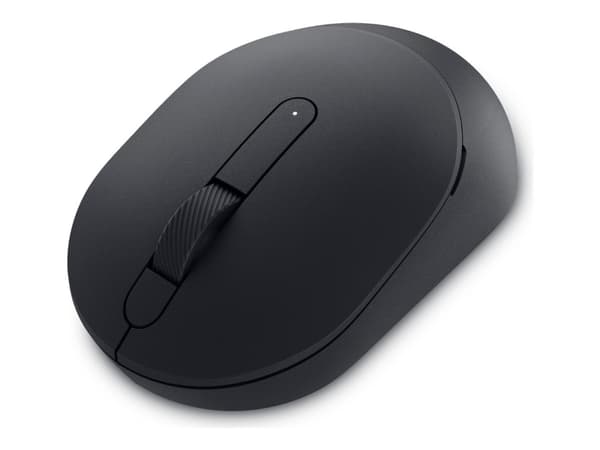 Dell Silent Mouse MS355 - Mus - höger- och vänsterhänta - optisk LED - 3 knappar - trådlös - 2.4 GHz, Bluetooth 5.1 LE - trådlös USB-mottagare - svar