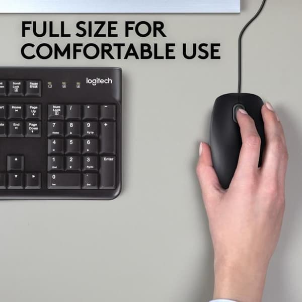 B110 Optisk Mus - LOGITECH - USB - Svart - Kabel