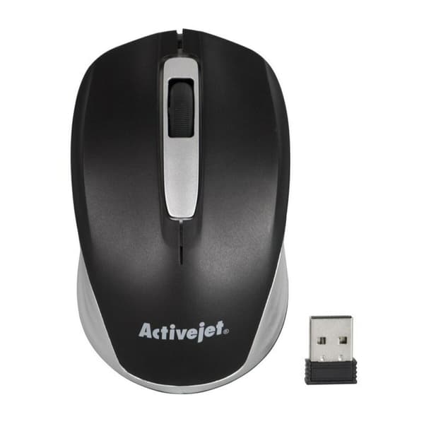 Trådløs mus Activejet AMY-313 Sort/Grå