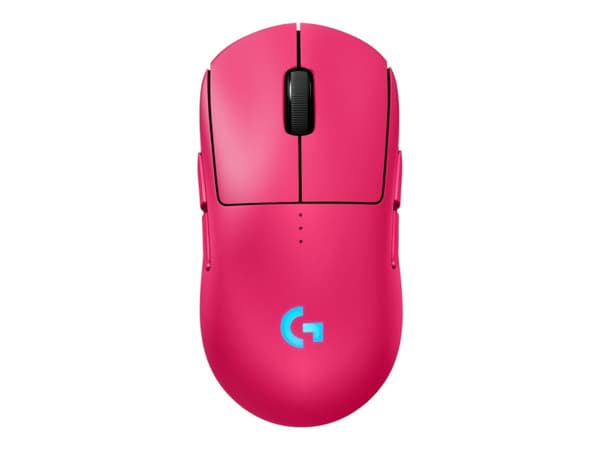 Logitech G PRO 2 - Mus - gaming - høyre- og venstrehåndet - optisk - 8 knapper - trådløs, kablet - 2.4 GHz, USB - USB Logitech LIGHTSPEED-mottaker -