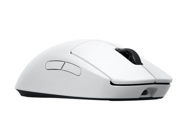 Logitech G PRO 2 - Mus - gaming - høyre- og venstrehåndet - optisk - 8 knapper - trådløs, kablet - 2.4 GHz, USB - USB Logitech LIGHTSPEED-mottaker - Hvit