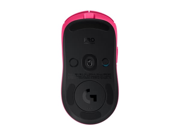 Logitech G PRO 2 - Mus - gaming - høyre- og venstrehåndet - optisk - 8 knapper - trådløs, kablet - 2.4 GHz, USB - USB Logitech LIGHTSPEED-mottaker -