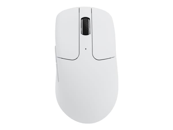 Keychron M2 - Mus - ergonomisk - høyrehendt - optisk - 5 knapper - trådløs, kablet - 2.4 GHz, Bluetooth 5.1, USB-C - USB-C trådløs mottaker - svart