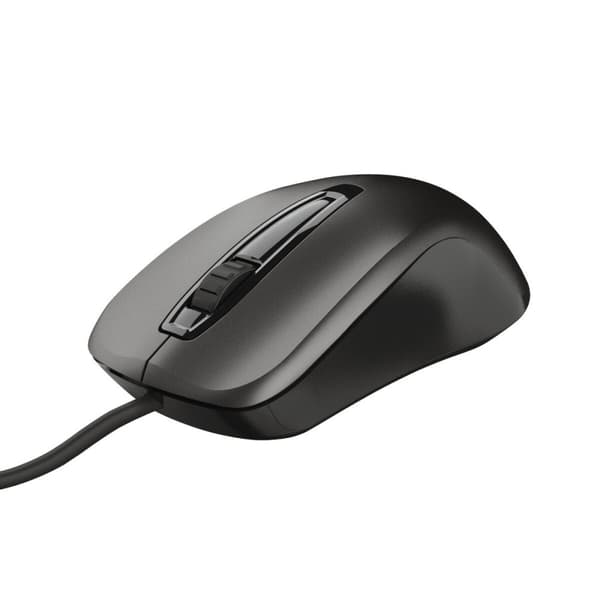 Optisk Mus Trust 23733 Svart Svart