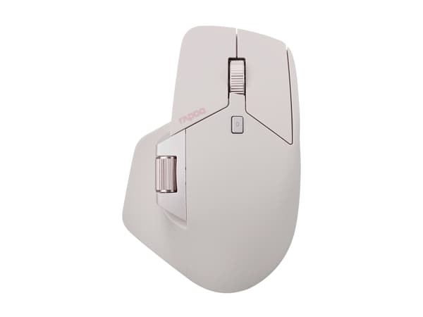 Rapoo MT760L, högerhand, Optisk, Trådlös RF + Bluetooth, 3200 DPI, Rosa Rosa